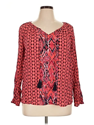 Faded Glory Long Sleeve Blouse (view 1)
