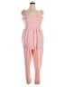 Venus Solid Pink Jumpsuit Size 2X - photo 1