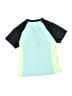 Justice 100% Recycled Polyester Blue Rash Guard Size 12 - 14 - photo 2