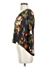 The Odells 100% Rayon Floral Black 3/4 Sleeve Blouse Size XS - photo 5