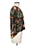 The Odells 100% Rayon Floral Black 3/4 Sleeve Blouse Size XS - photo 4