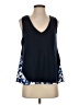 Deletta Blue Sleeveless Top Size XS - photo 1