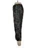 Silk Box Print Black Casual Pants Size 4 - photo 5