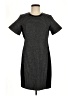 J.Crew 100% Wool Houndstooth Gray Casual Dress Size 6 - photo 1