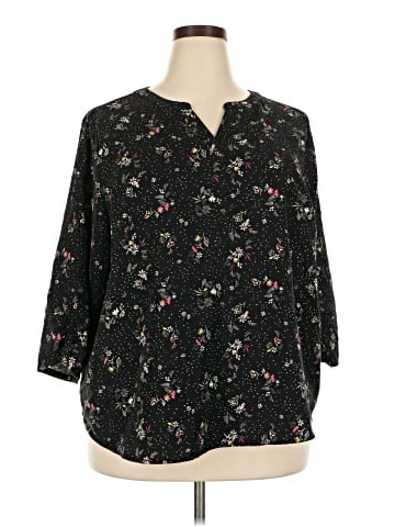 Cj Banks 3/4 Sleeve Blouse (view 1)