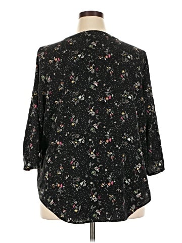 Cj Banks 3/4 Sleeve Blouse (view 2)