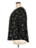 Cj Banks 100% Polyester Floral Black 3/4 Sleeve Blouse Size 2X - photo 5