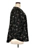Cj Banks 100% Polyester Floral Black 3/4 Sleeve Blouse Size 2X - photo 4