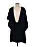 Lulus Solid Black Casual Dress Size M - photo 2