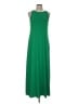 MSK Solid Green Casual Dress Size M - photo 1
