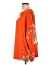 Soft Surroundings Orange 3/4 Sleeve Blouse Size L - photo 5