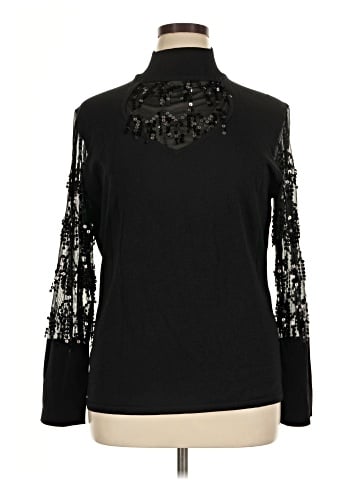 Midnight Velvet Long Sleeve Top (view 1)