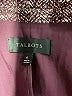 Talbots Black Burgundy Vest Size 6 - photo 6