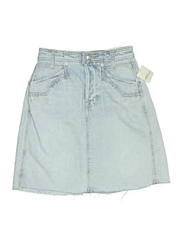 We the Free Denim Skirt (view 1)