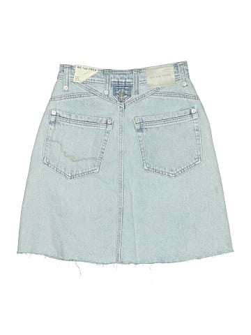 We the Free Denim Skirt (view 2)