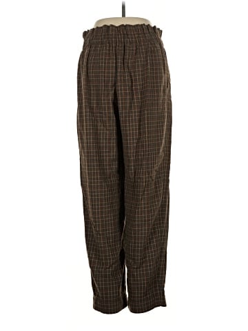 Madewell Plaid Paperbag Tapered Pants (view 2)