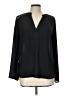 Poetry 100% Polyester Black Long Sleeve Blouse Size L - photo 1