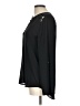 Poetry 100% Polyester Black Long Sleeve Blouse Size L - photo 5