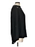 Poetry 100% Polyester Black Long Sleeve Blouse Size L - photo 4
