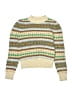 Crewcuts Print Yellow Pullover Sweater Size 10 - 11 - photo 1