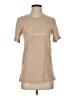 Canvas 100% Cotton Tan Short Sleeve T-Shirt Size S - photo 1
