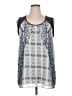 CAbi 100% Polyester Silver Sleeveless Blouse Size XL - photo 1