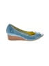 Cole Haan Color Block Blue Wedges Size 5 - photo 1