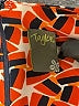 Taylor Graphic Orange Cocktail Dress Size XL (estimated) - photo 7