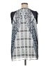 CAbi 100% Polyester Silver Sleeveless Blouse Size XL - photo 2