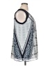 CAbi 100% Polyester Silver Sleeveless Blouse Size XL - photo 4