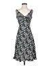 Express 100% Acetate Floral Black Casual Dress Size 3 - 4 - photo 1
