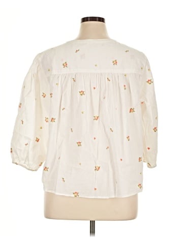 Old Navy 3/4 Sleeve Blouse (view 2)