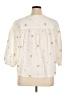 Old Navy 100% Cotton Ivory 3/4 Sleeve Blouse Size XL - photo 2