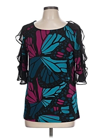 Bold Elements 3/4 Sleeve Blouse (view 1)
