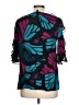 Bold Elements Teal 3/4 Sleeve Blouse Size L - photo 2