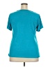 Lane Bryant Teal Blue Short Sleeve Top Size 18 - photo 2