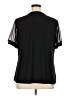 Adele & May Black Short Sleeve Top Size 1X - photo 2