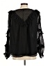 Walter Baker 100% Polyester Black Long Sleeve Blouse Size M - photo 2