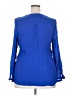 DressBarn Blue Long Sleeve Blouse Size 2X - photo 2
