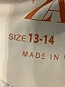 Zara 100% Polyester Solid Ivory Jacket Size 13 - 14 - photo 4