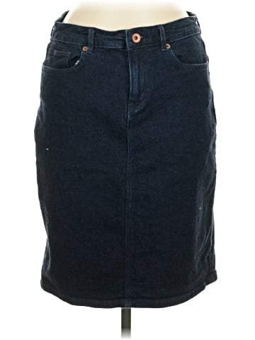 Lands' End Denim Skirt (view 1)