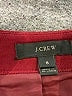 J.Crew 100% Wool Solid Burgundy Wool Skirt Size 8 - photo 4