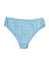 Unbranded Checkered-gingham Blue Swimsuit Bottoms Size XL - photo 2