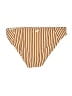 Roxy Stripes Gold Swimsuit Bottoms Size M - photo 2