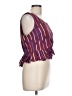 ModCloth Purple Sleeveless Blouse Size XL - photo 4