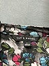 Zac & Rachel 100% Polyester Floral Black 3/4 Sleeve Blouse Size L - photo 7