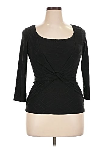 Wrapper 3/4 Sleeve Top (view 1)