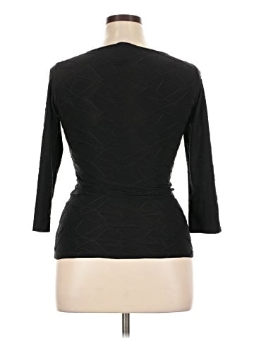 Wrapper 3/4 Sleeve Top (view 2)