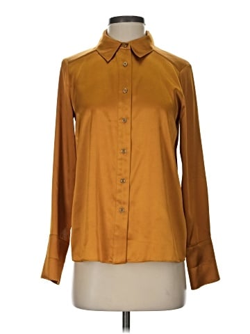 Topshop Long Sleeve Blouse (view 1)