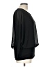 Joseph A. 100% Polyester Black Long Sleeve Blouse Size L - photo 4